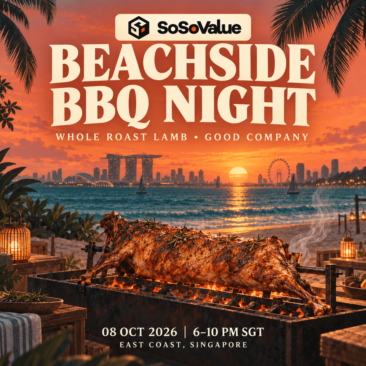SosoValue Sunset & Sizzle 海边烤全羊之夜