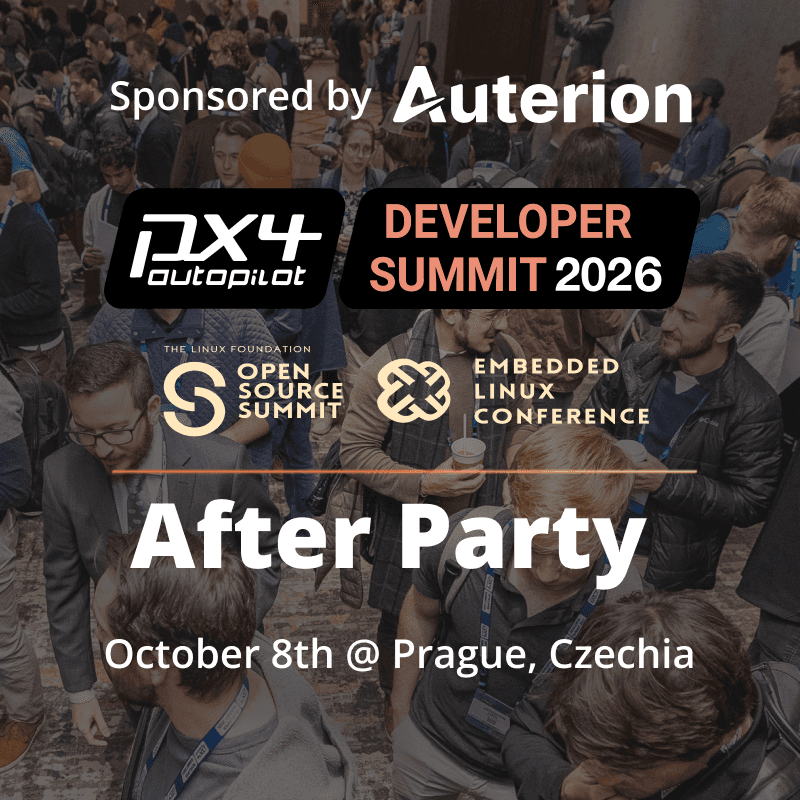 PX4 Developer Summit After Party sponsored by Auterion