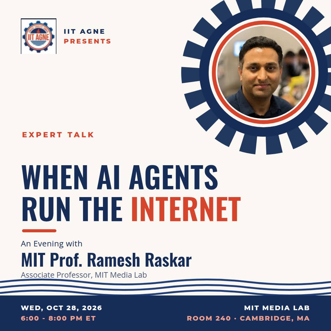 When AI Agents Run the Internet: An Evening with MIT Prof. Ramesh Raskar