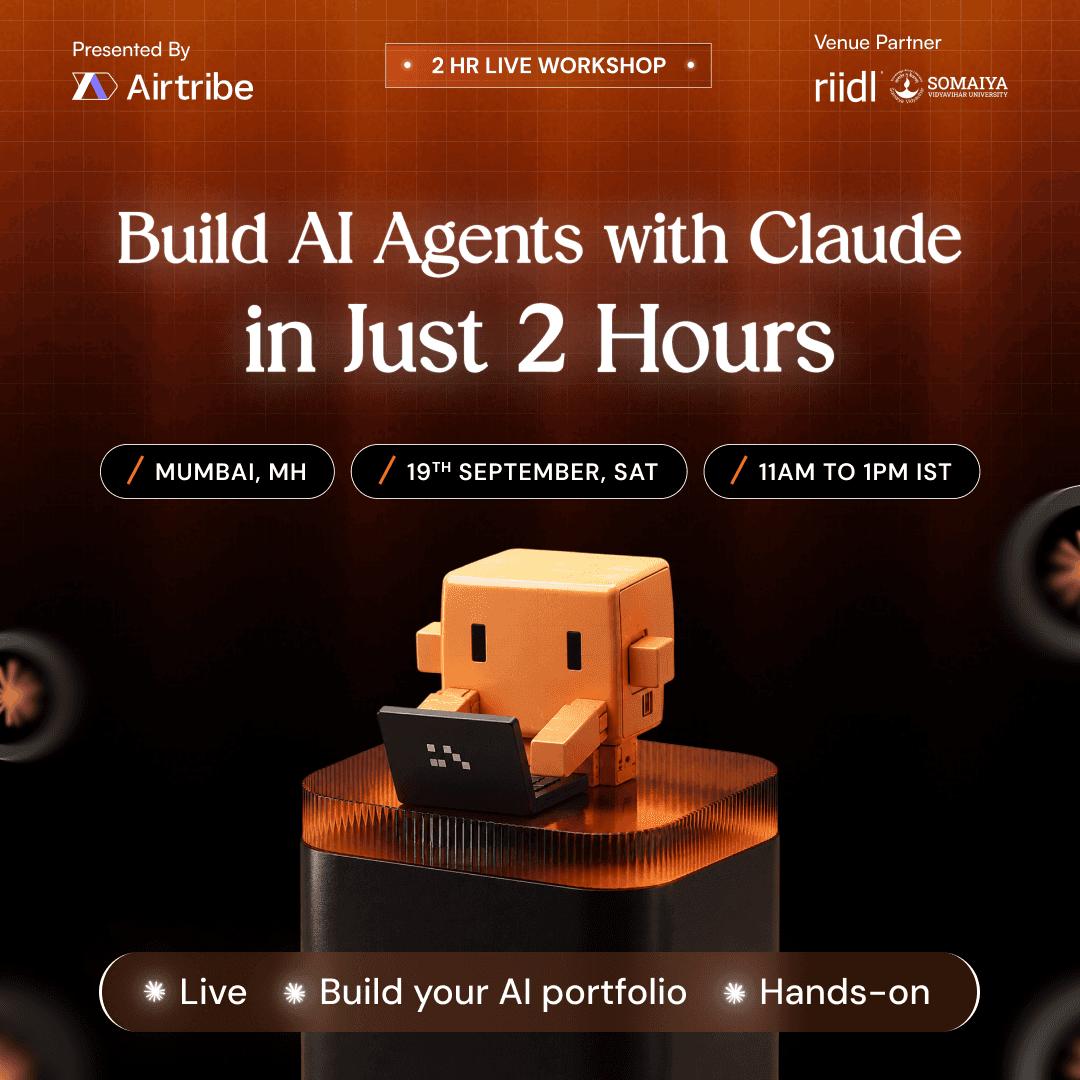 Build AI Agents With Claude in Just 2 Hours - Mumbai Edition