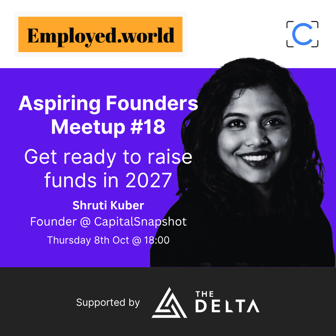 Aspiring Founders Meetup #18: Get Ready to Raise in 2027