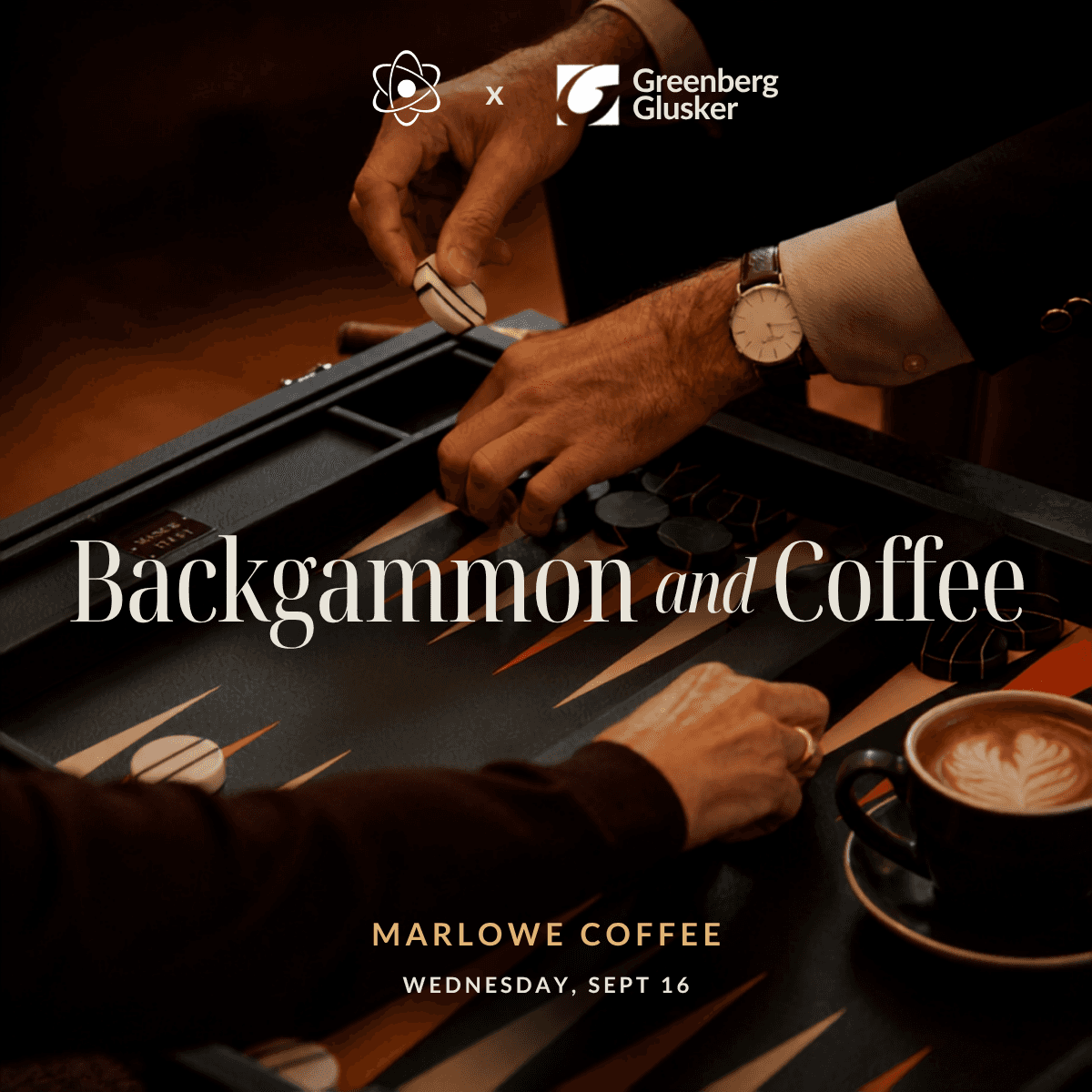 Backgammon and Coffee: Hosted by The Nucleus Network x Greenberg Glusker