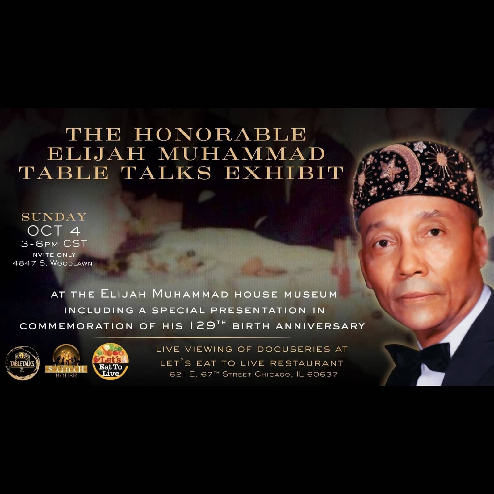 The Honorable Elijah Muhammad Table Talk Exhibit