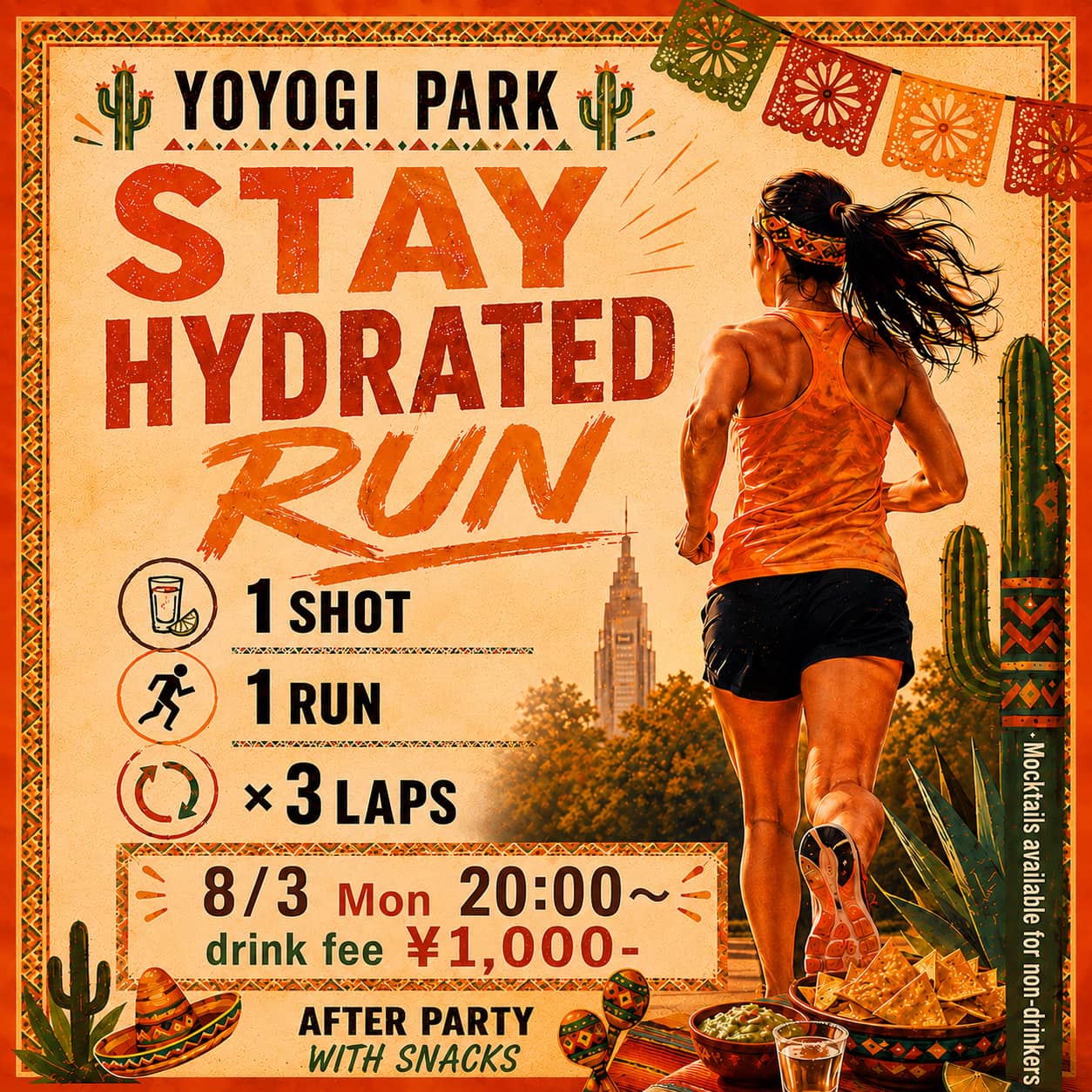 Stay Hydrated Run @Yoyogi park