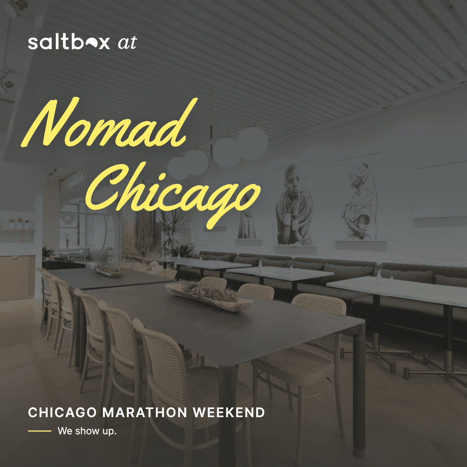 Sign-Making HQ with Saltbox: Chicago Marathon Weekend