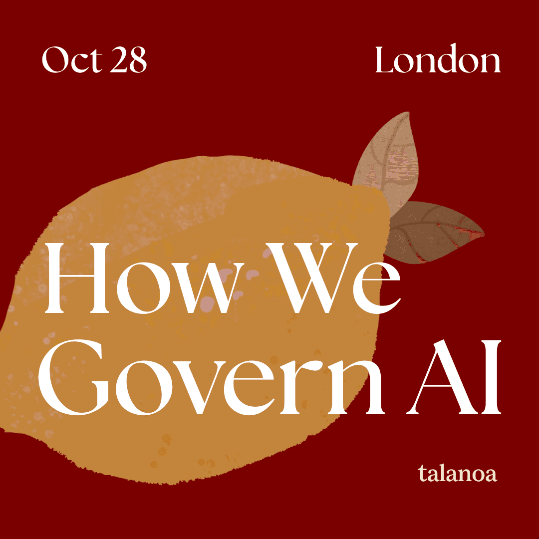 How We Govern AI: Lightning Talks and Drinks