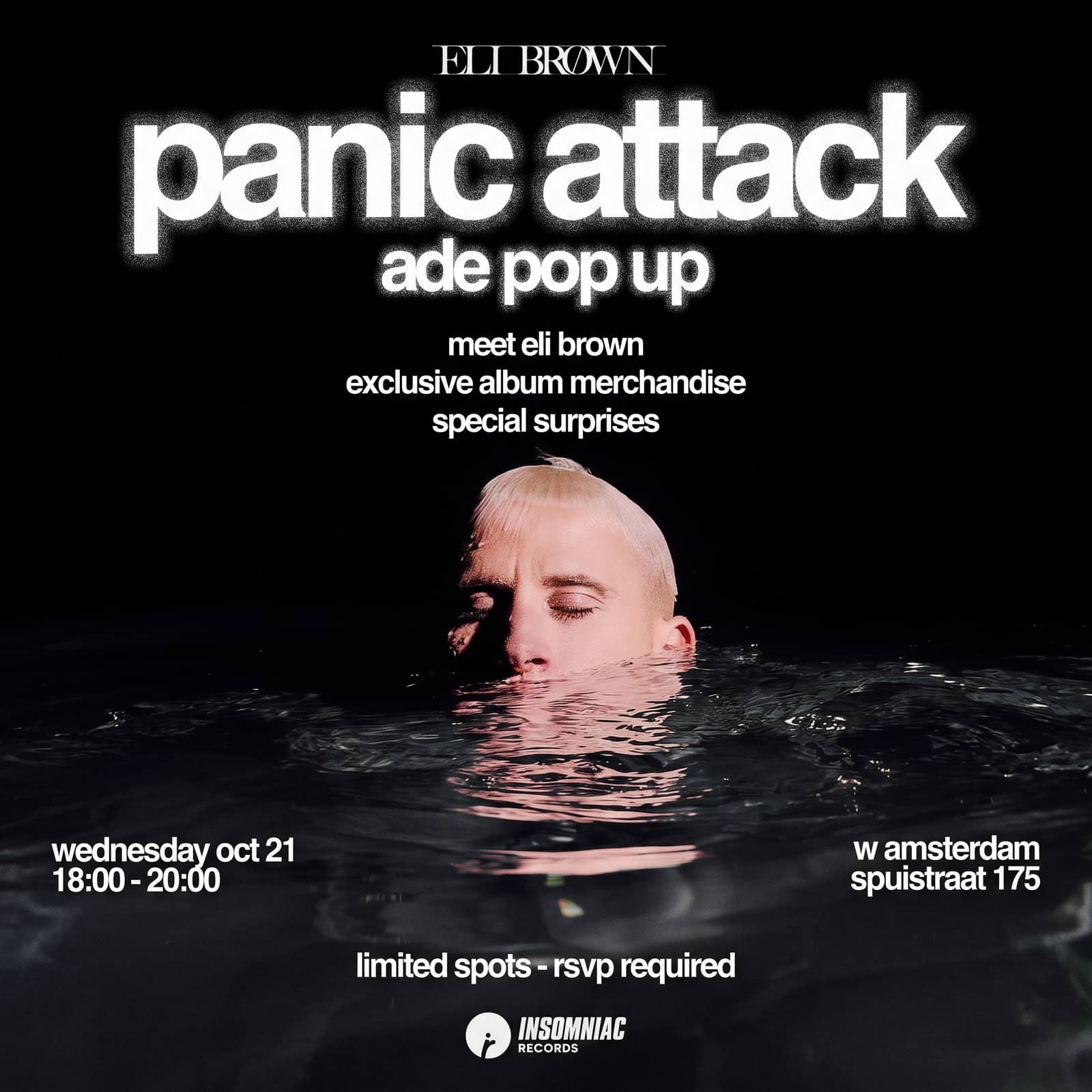Eli Brown - Panic Attack ADE Pop Up