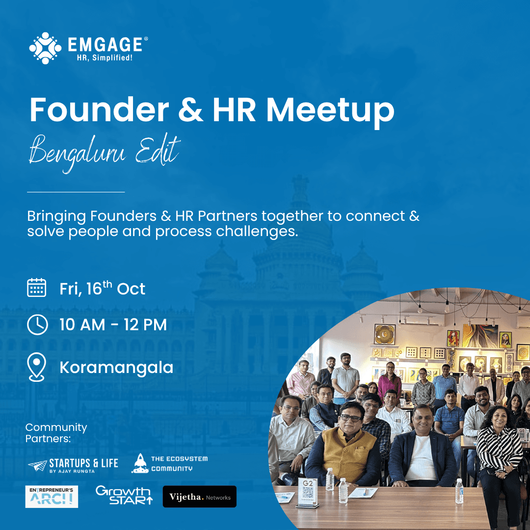Founder & HR Meetup - Bengaluru Edition