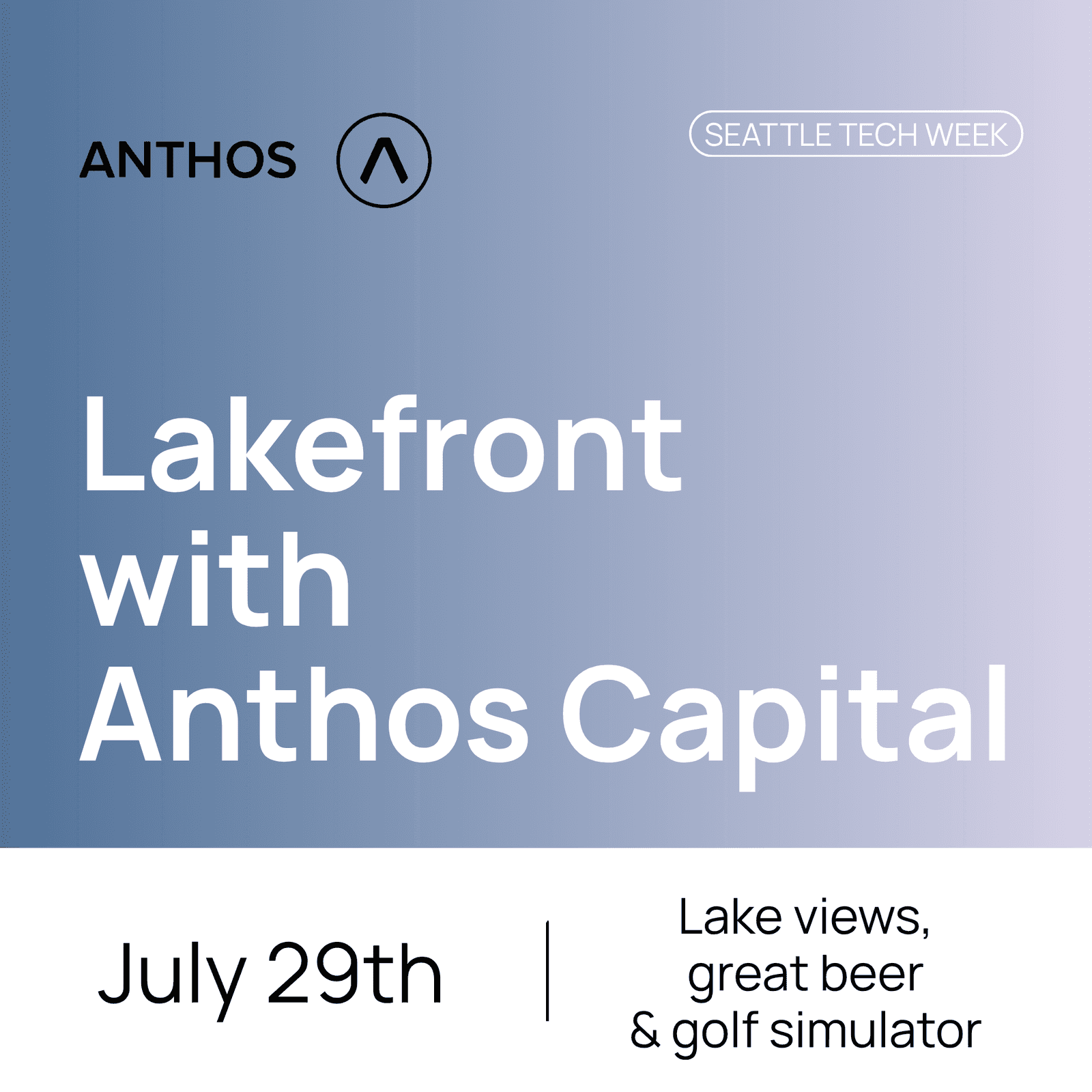 Lakefront with Anthos Capital