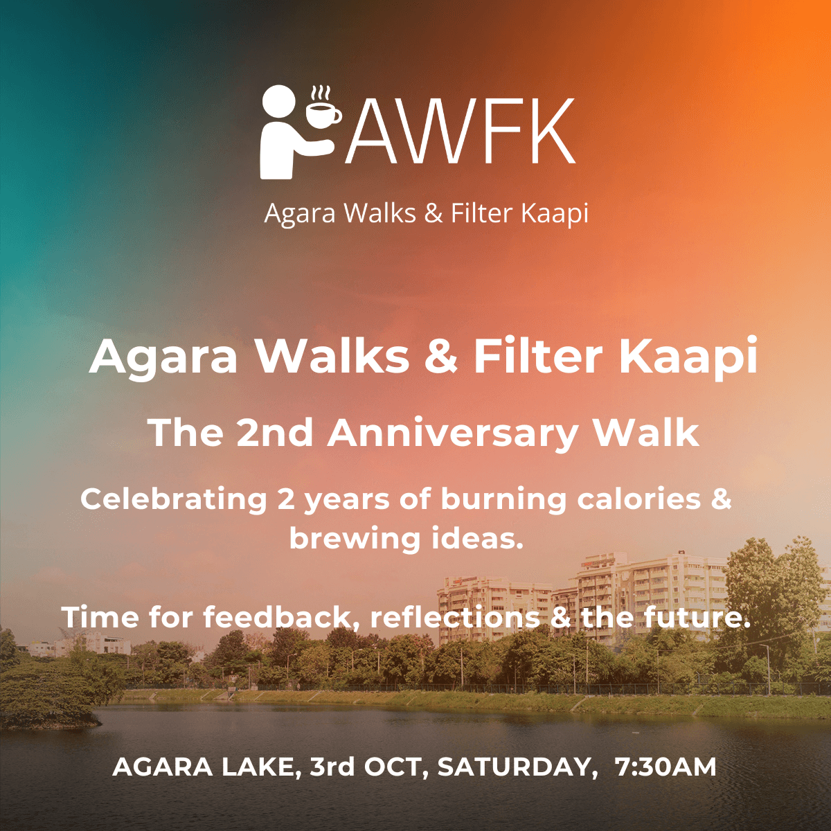 Agara Walks & Filter Kaapi - The 2nd Anniversary Walk