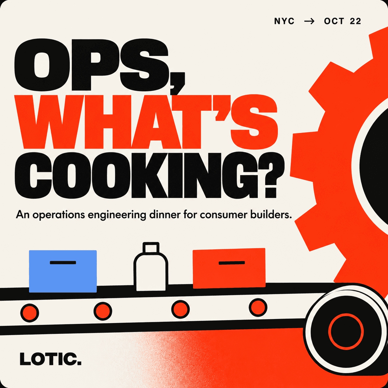 ops what's cooking? - NYC ops engineering dinner for CPG & DTC
