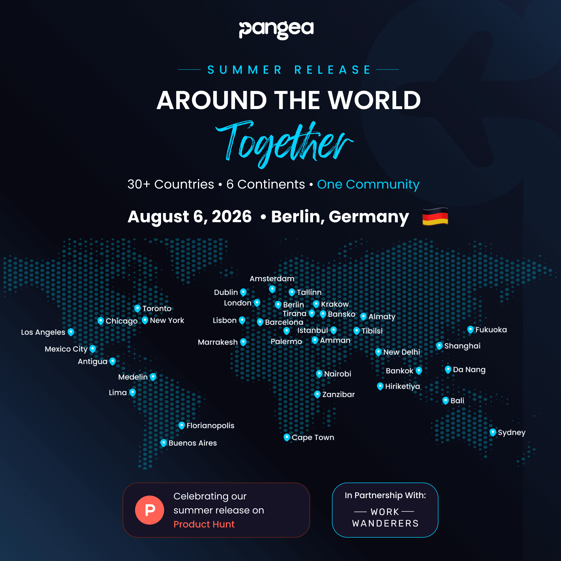 🇩🇪 Berlin (Germany) - Pangea Product Hunt Launch