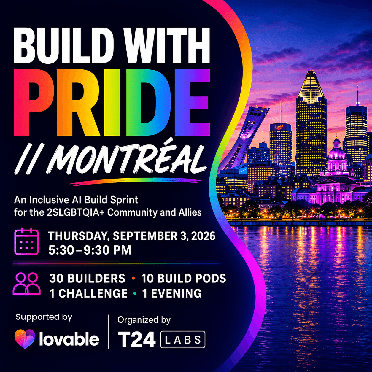 Build with Pride // Montréal - Build with AI, no code required