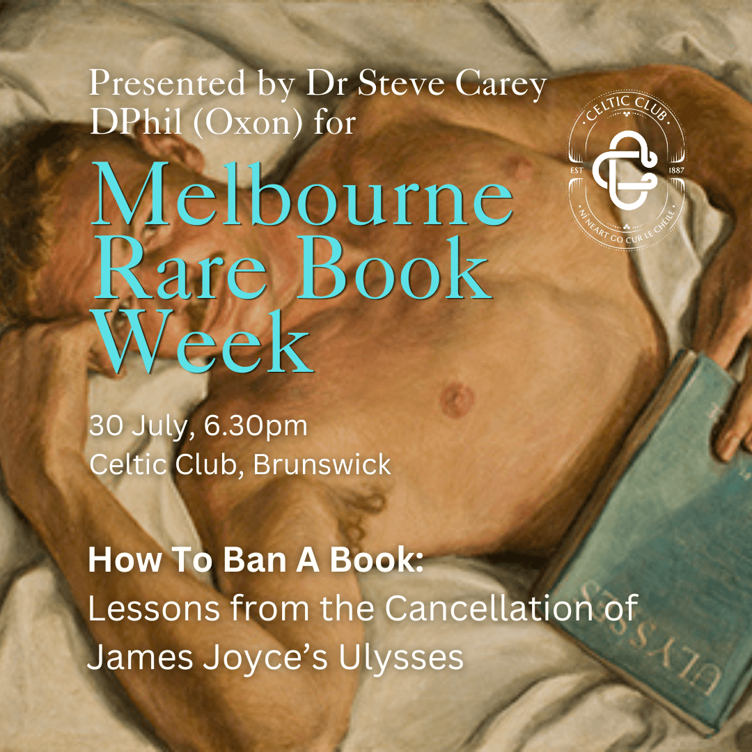 How To Ban A Book: Lessons from the Cancellation of James Joyce’s Ulysses