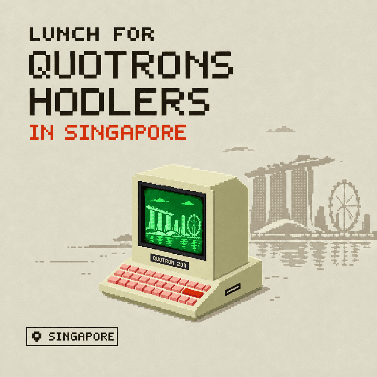Lunch for QUOTRONS Hodlers