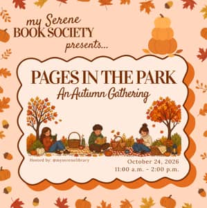 Pages In The Park ~ A Fall Bookish Social