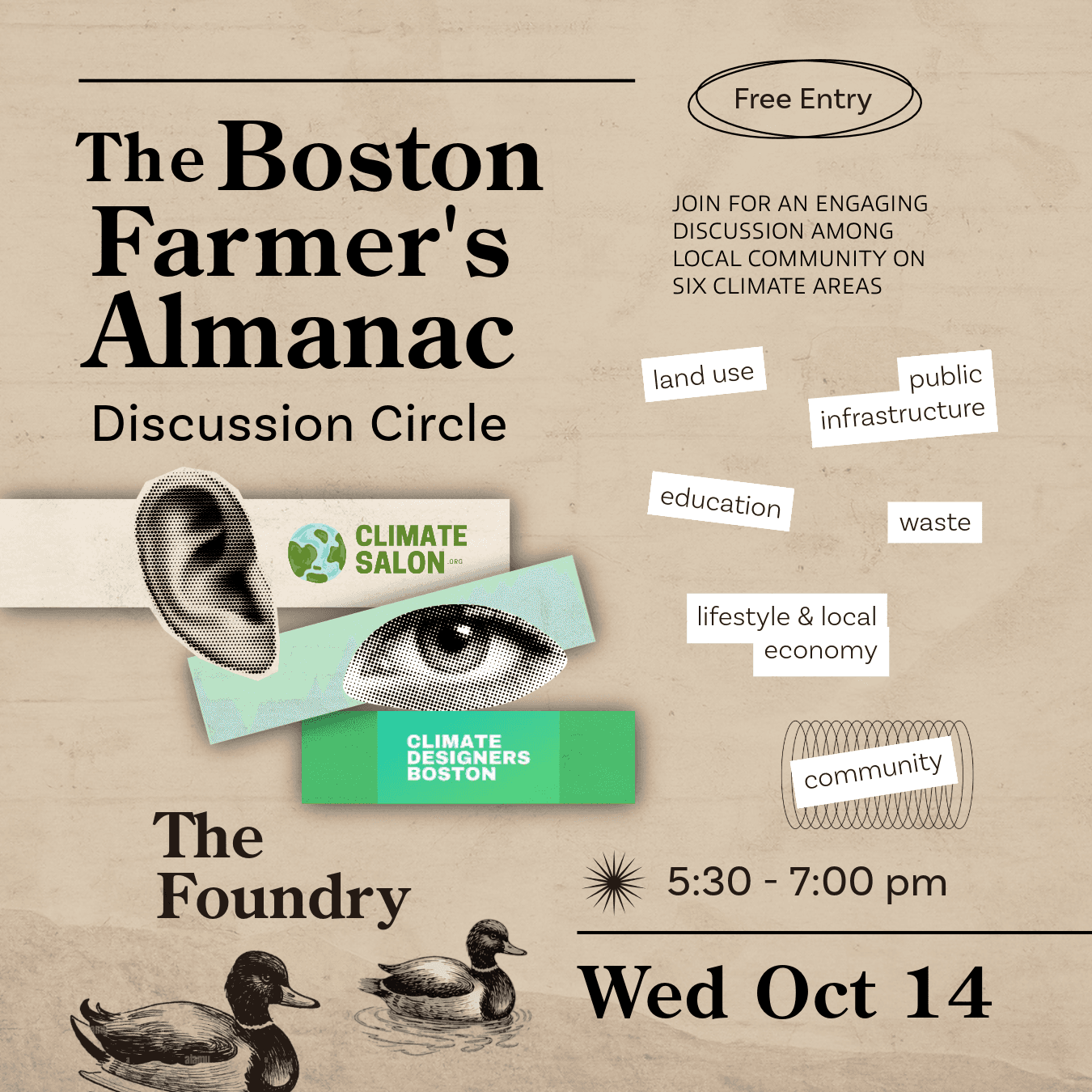 The Boston Farmer's Almanac Discussion Circle
