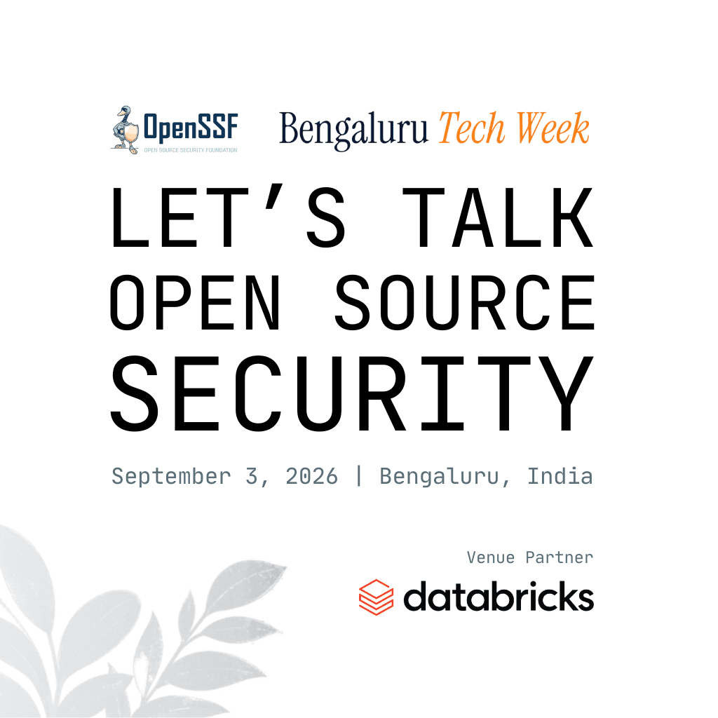 Let's Talk Open Source Security