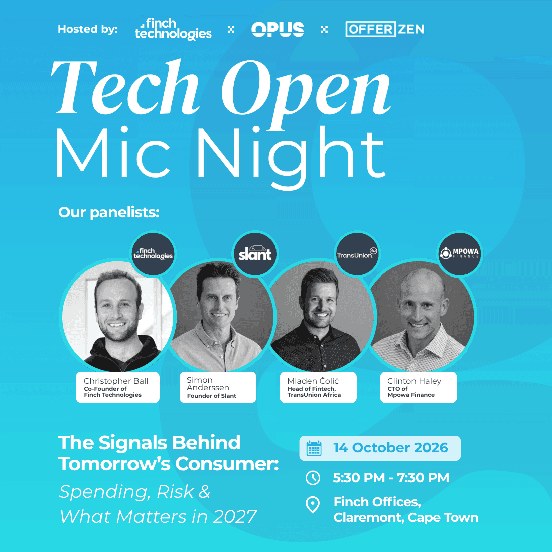 Tech Open Mic Night - Panel