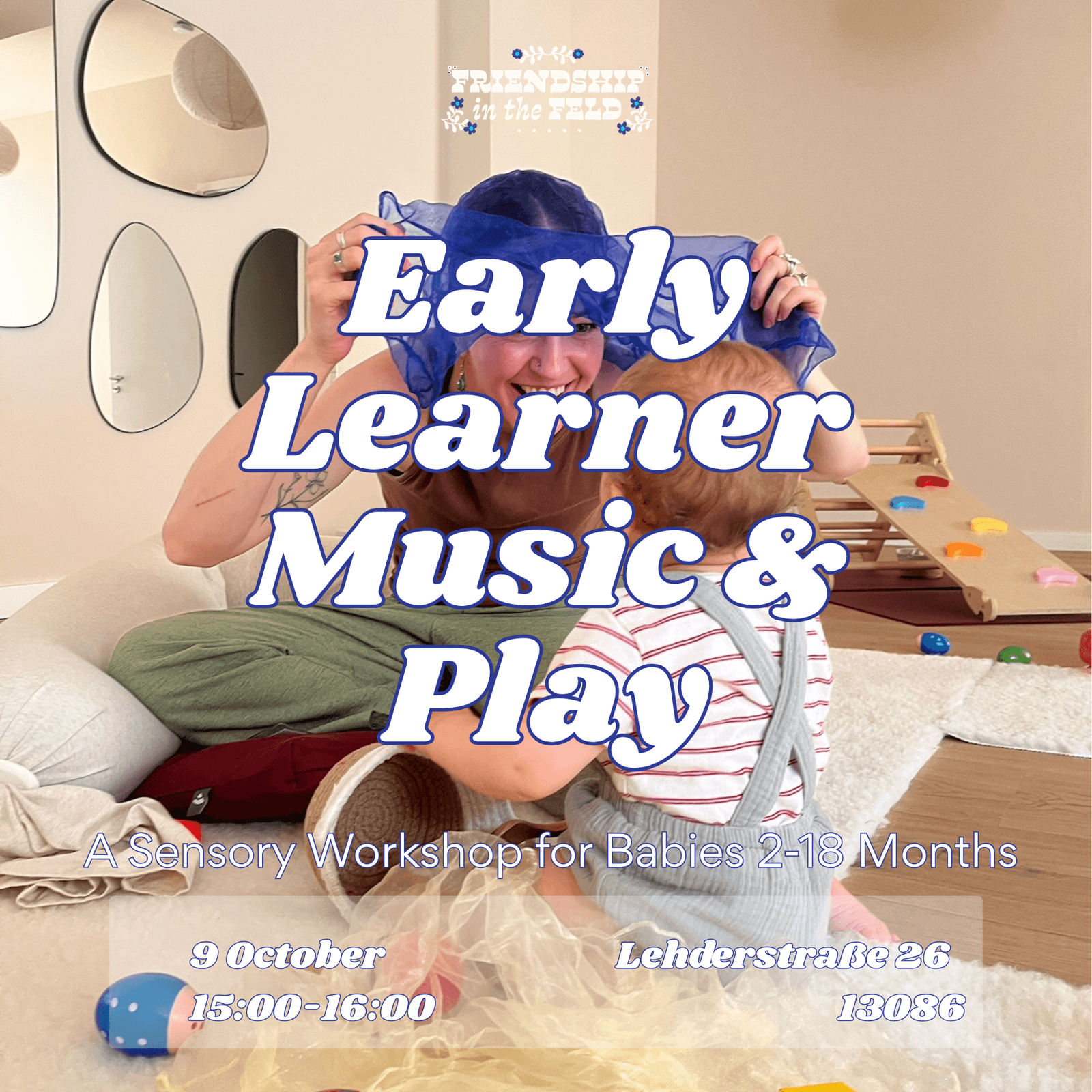 Early Learner Music & Play: An Autumnal Sensory Workshop for Babies 2-18 Months