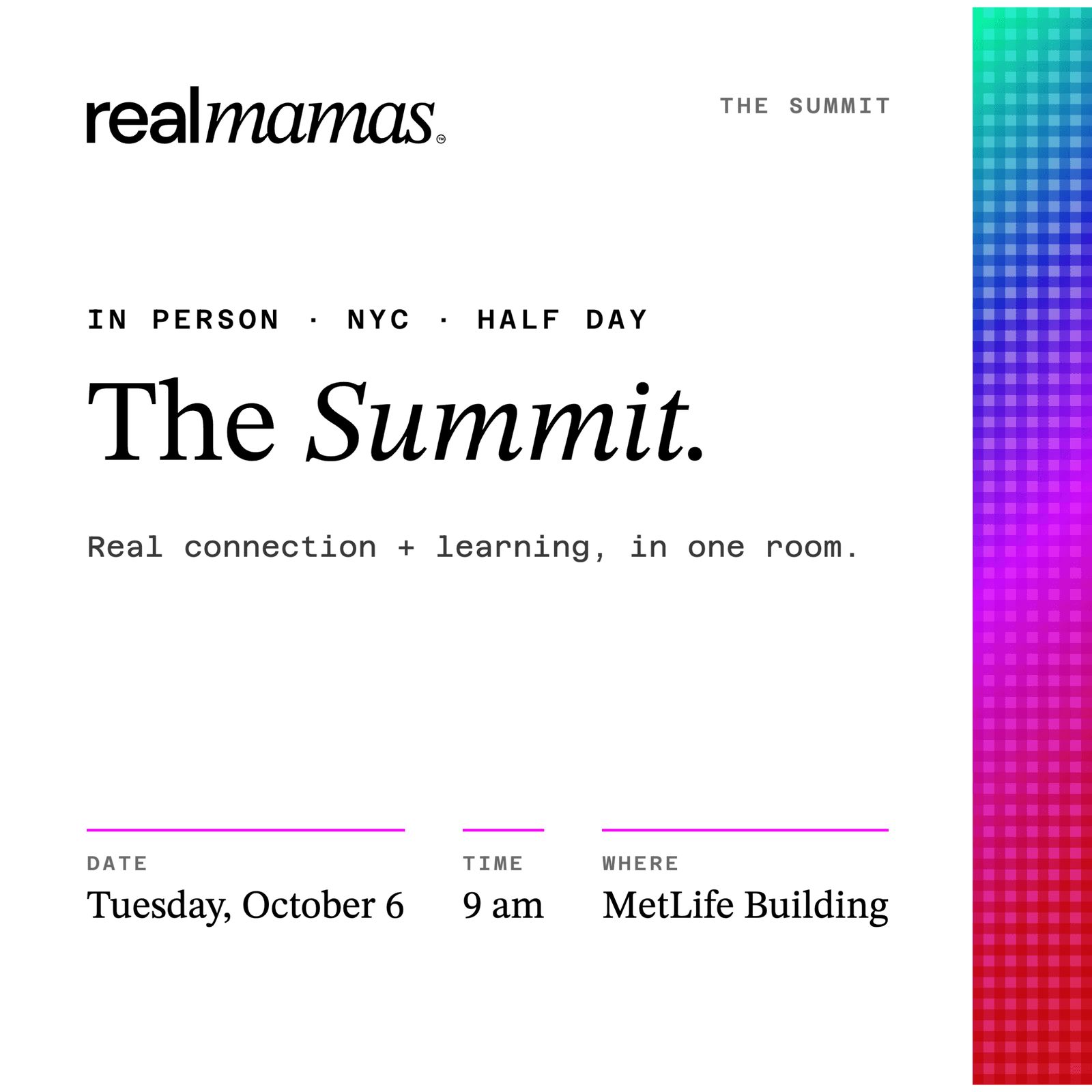 2026 Real Mamas + Collaboration City Community Summit
