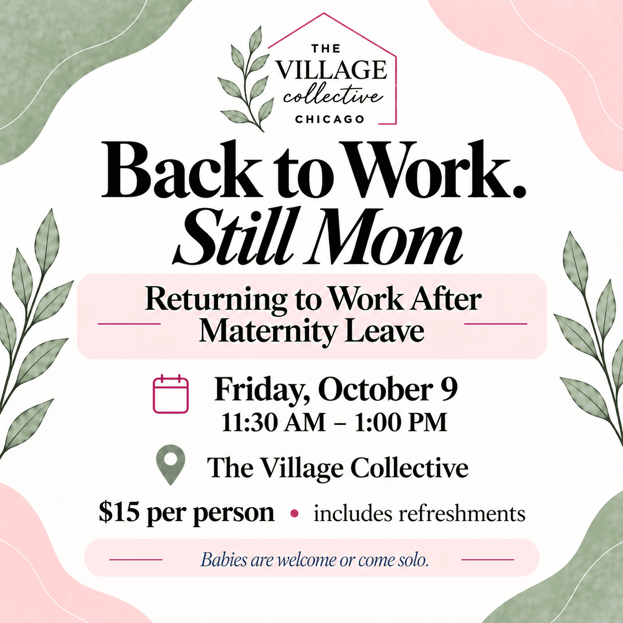 Back To Work Still Mom