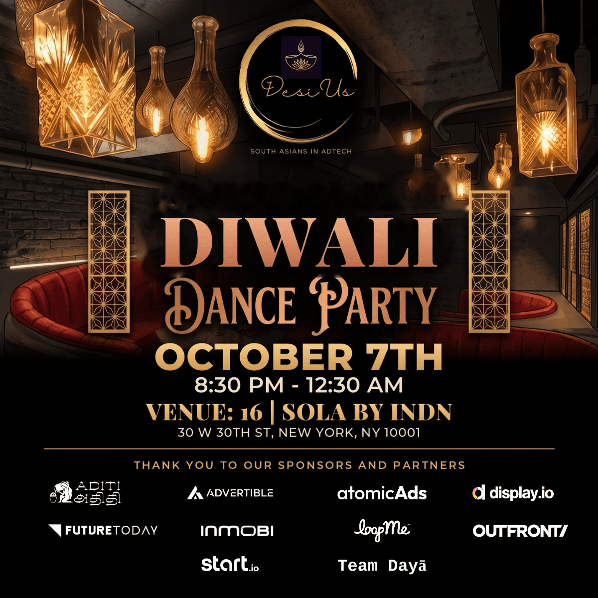 DesiUs & Friends Diwali Dance Party