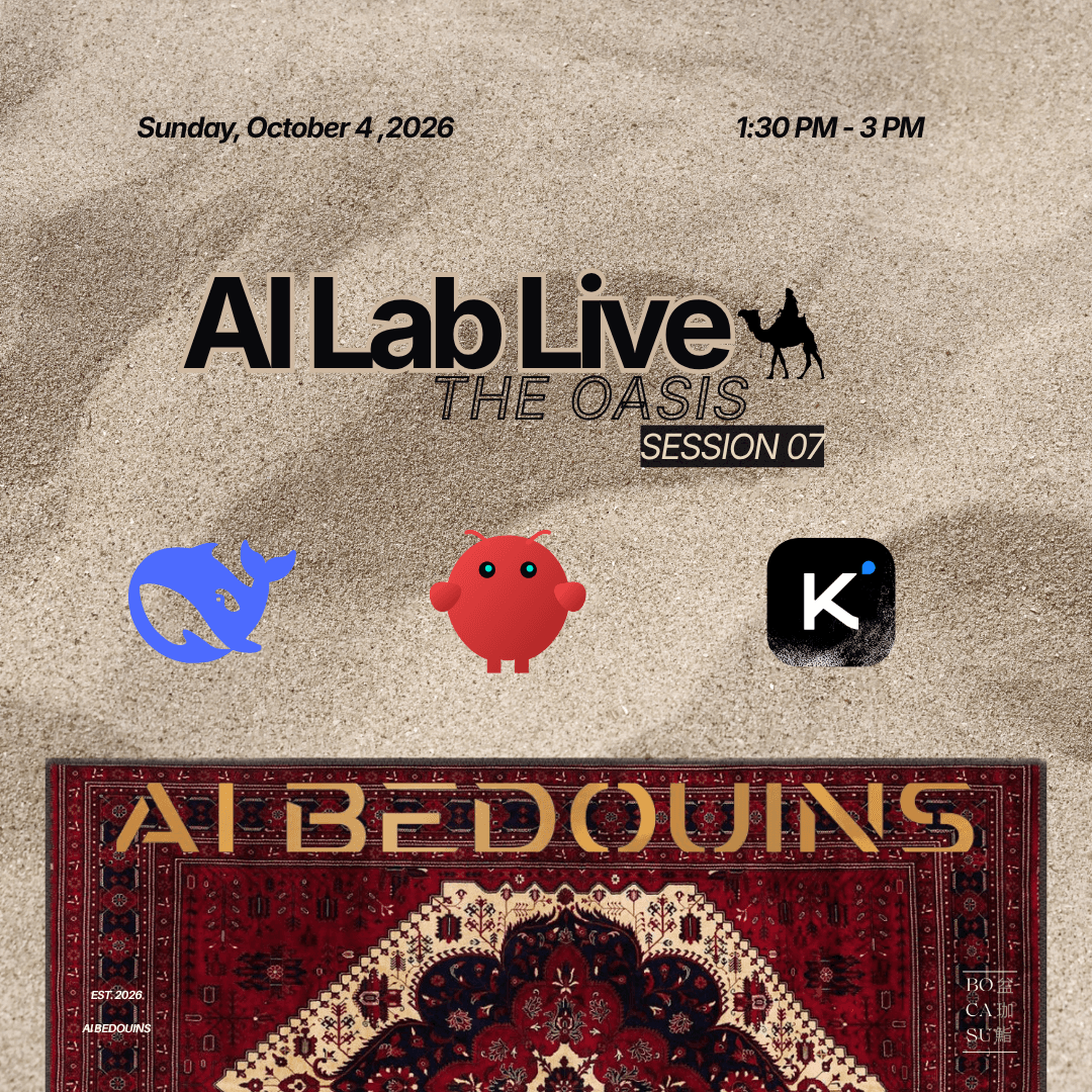 AI Lab Live #07 - The Oasis