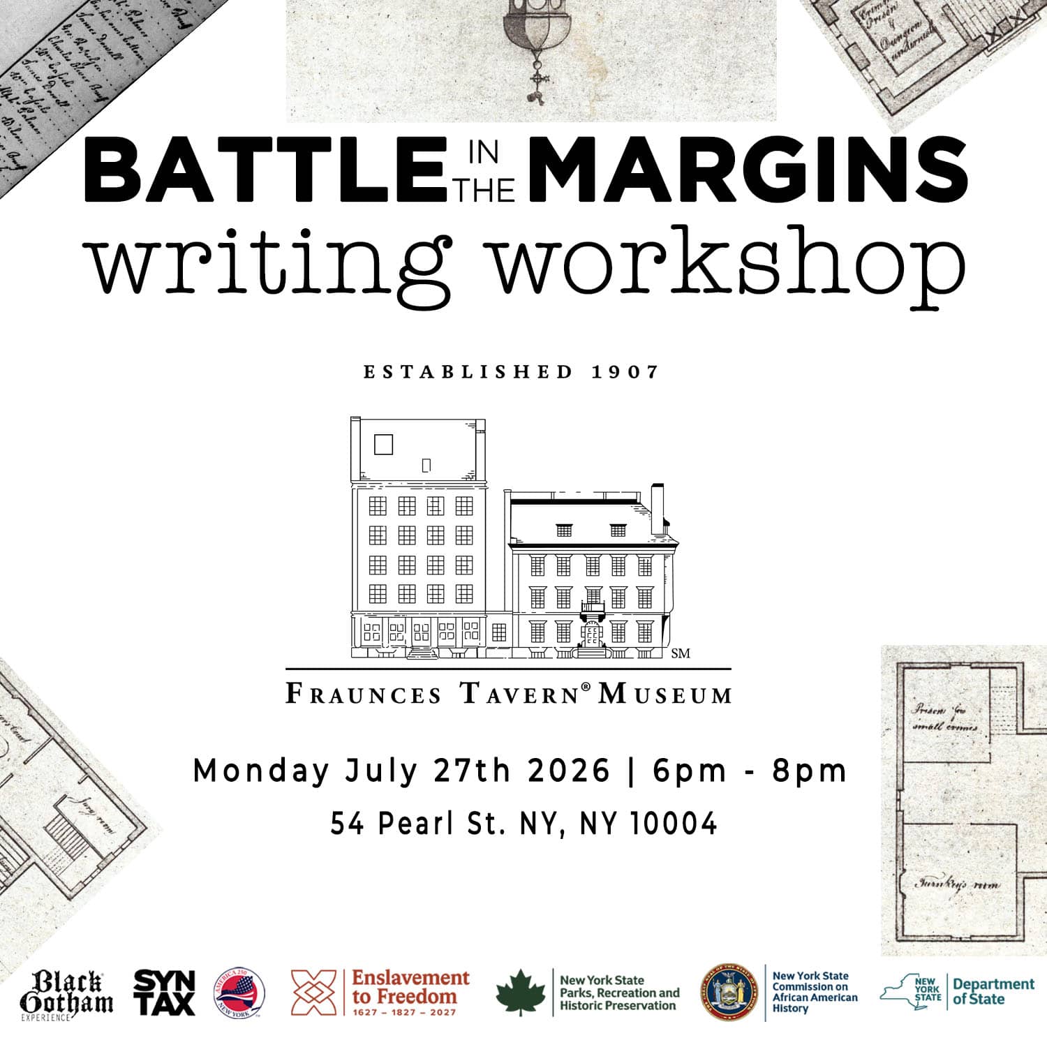 Fraunces Tavern Museum Writing Workshop
