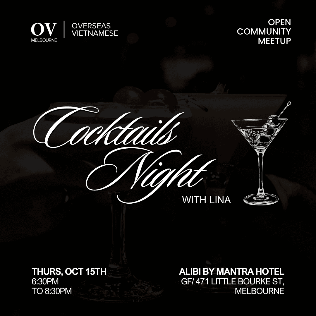 OV Melbourne Cocktails Night - October 15th