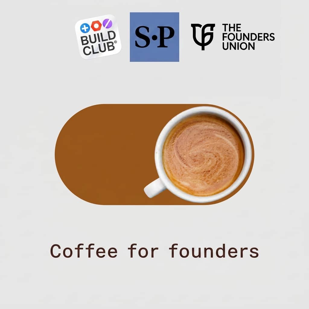 Founders & Builders Coffee: BuildClub x Scalare x TFU + 50% off code for S2S