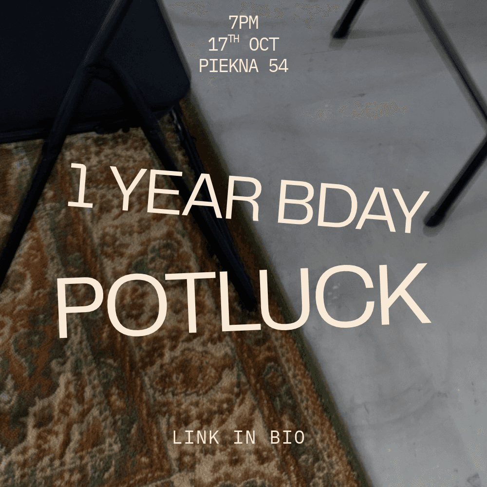 Warsaw Supper Club: One Year Anniversary Potluck
