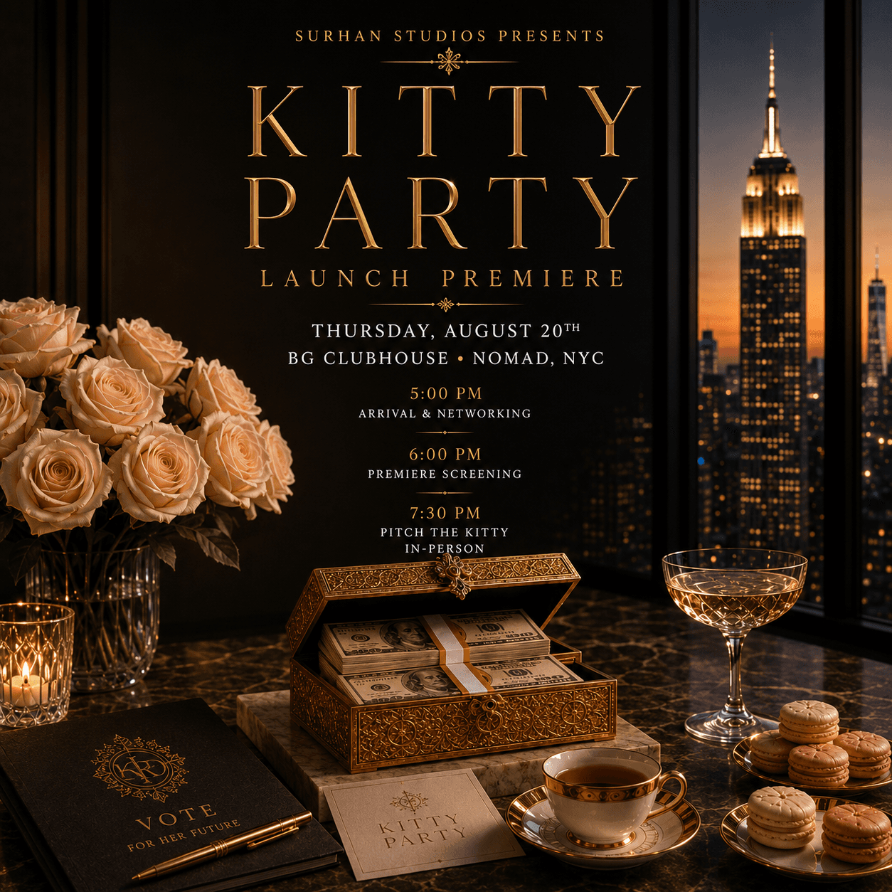 New York City Premiere: 'Kitty Party': TV Show ✨🗽💸