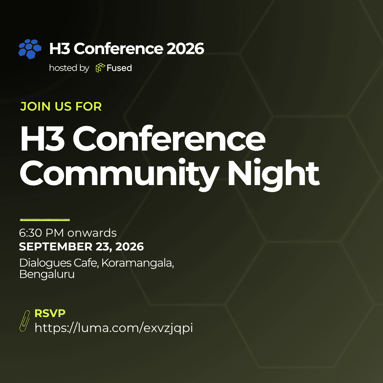 H3 Conference Community Night