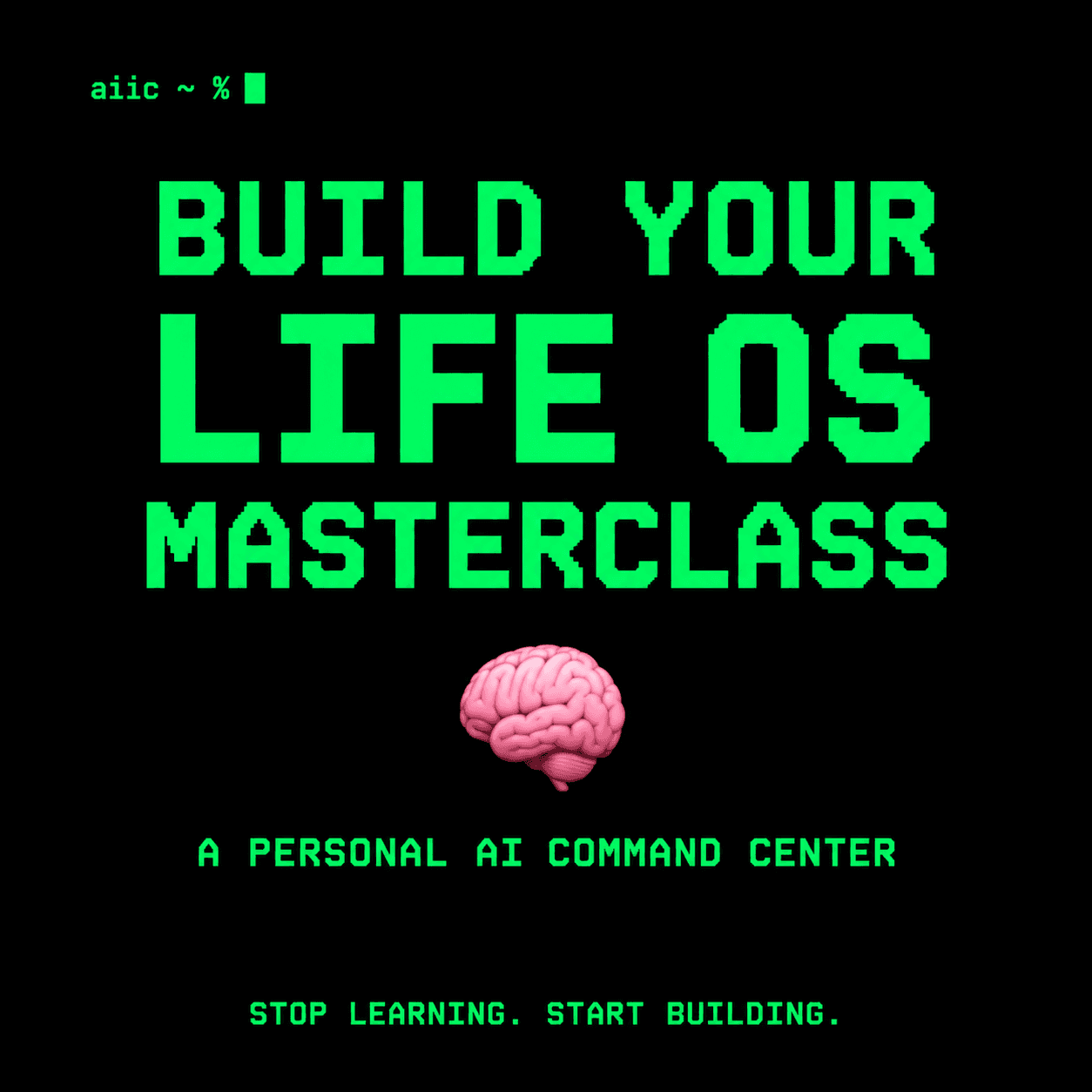 🎓 Build Your Life OS: A Personal AI Command Center 🧠✨