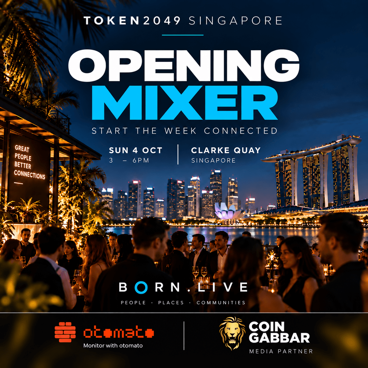 TOKEN2049 Singapore — Opening Mixer 🇸🇬