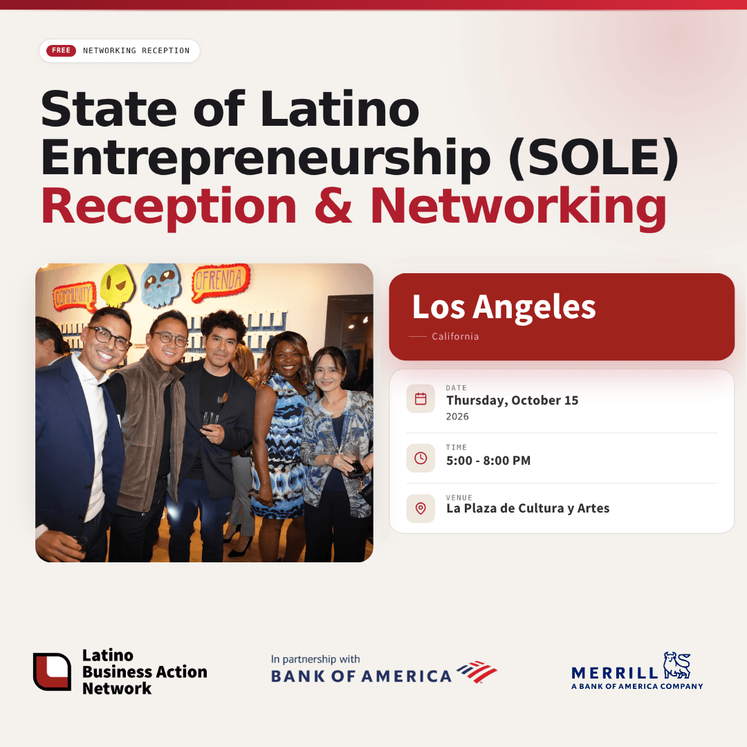 Los Angeles | State of Latino Entrepreneurship (SOLE) Networking Reception