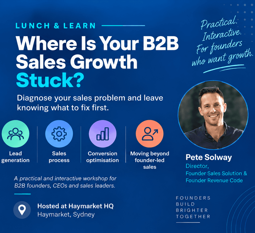 Lunch & Learn: Where Is Your B2B Sales Growth Stuck?