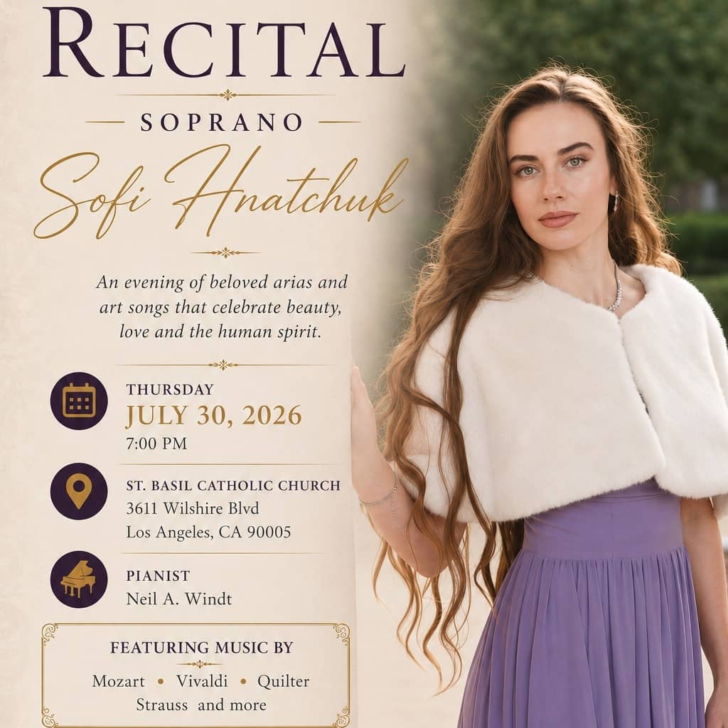 Sofi Hnatchuk: A Vocal Recital ⭐️