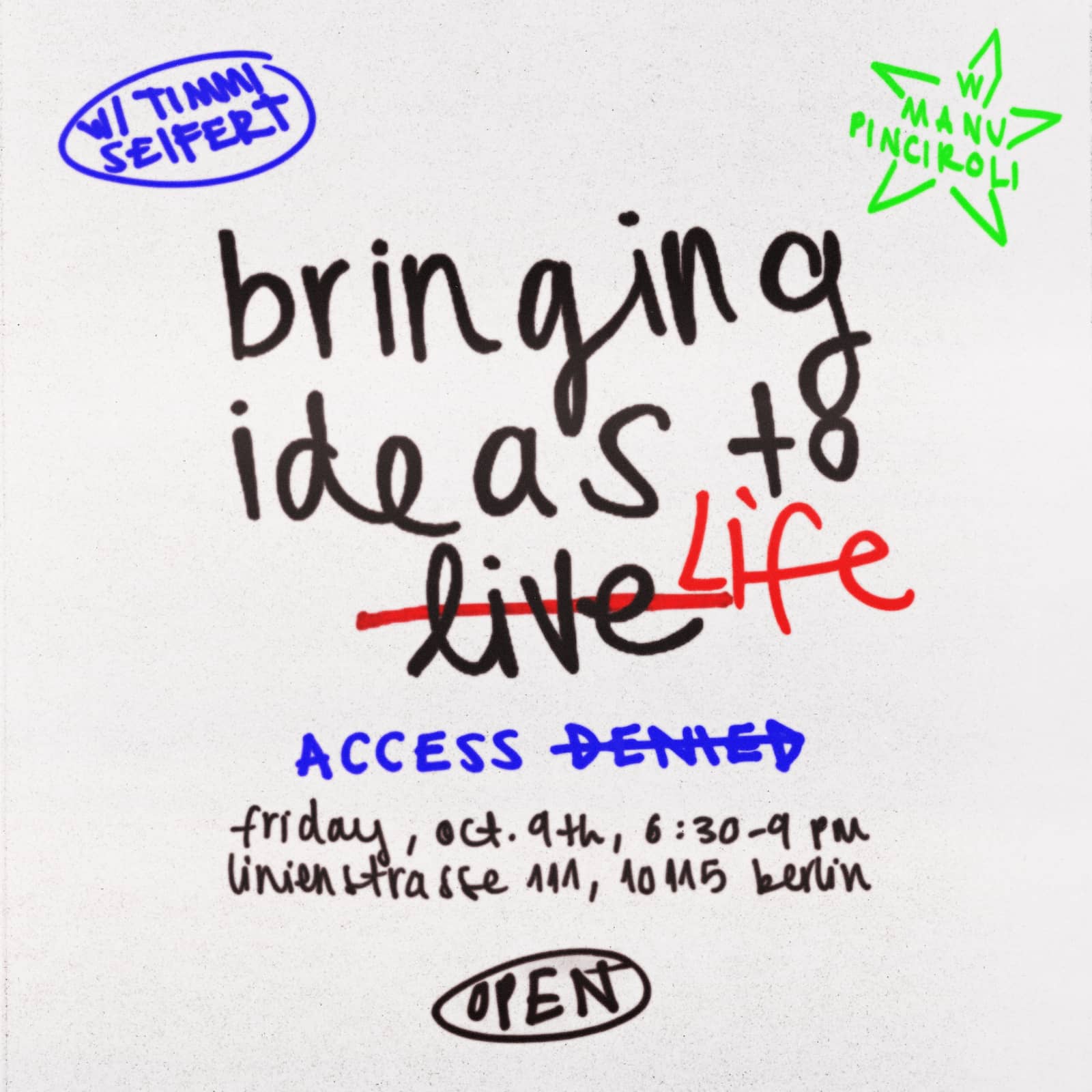 Access (Denied) x Tim Seifert & Manuel Pinciroli