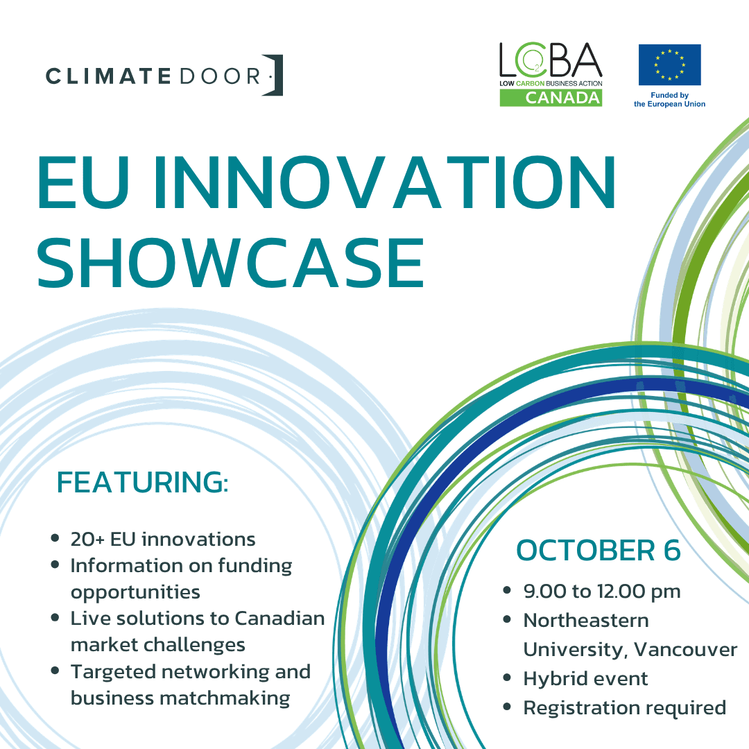 EU Cleantech Innovation Showcase