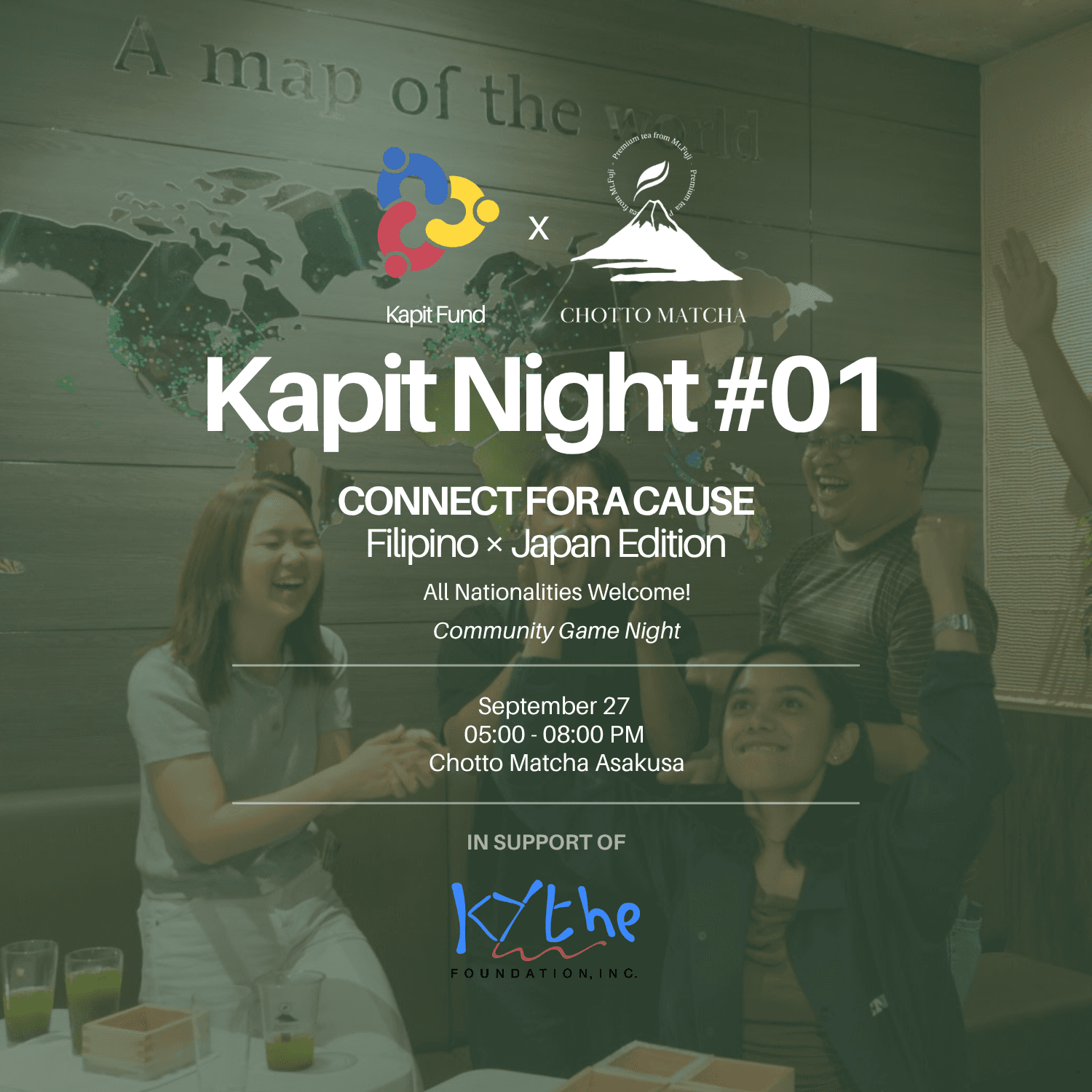 Kapit Night #01: Connect for a Cause (Filipino × Japan Edition)