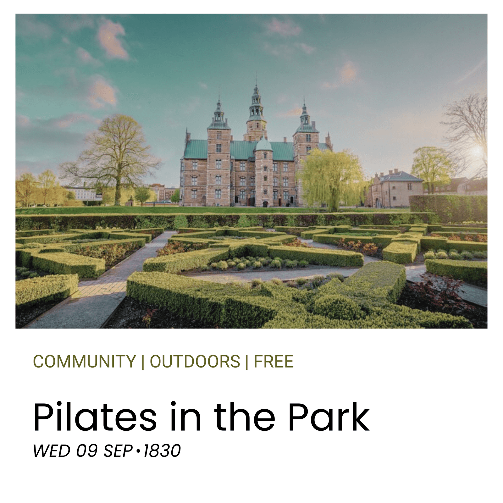 Pilates in the Park: Kongens Have