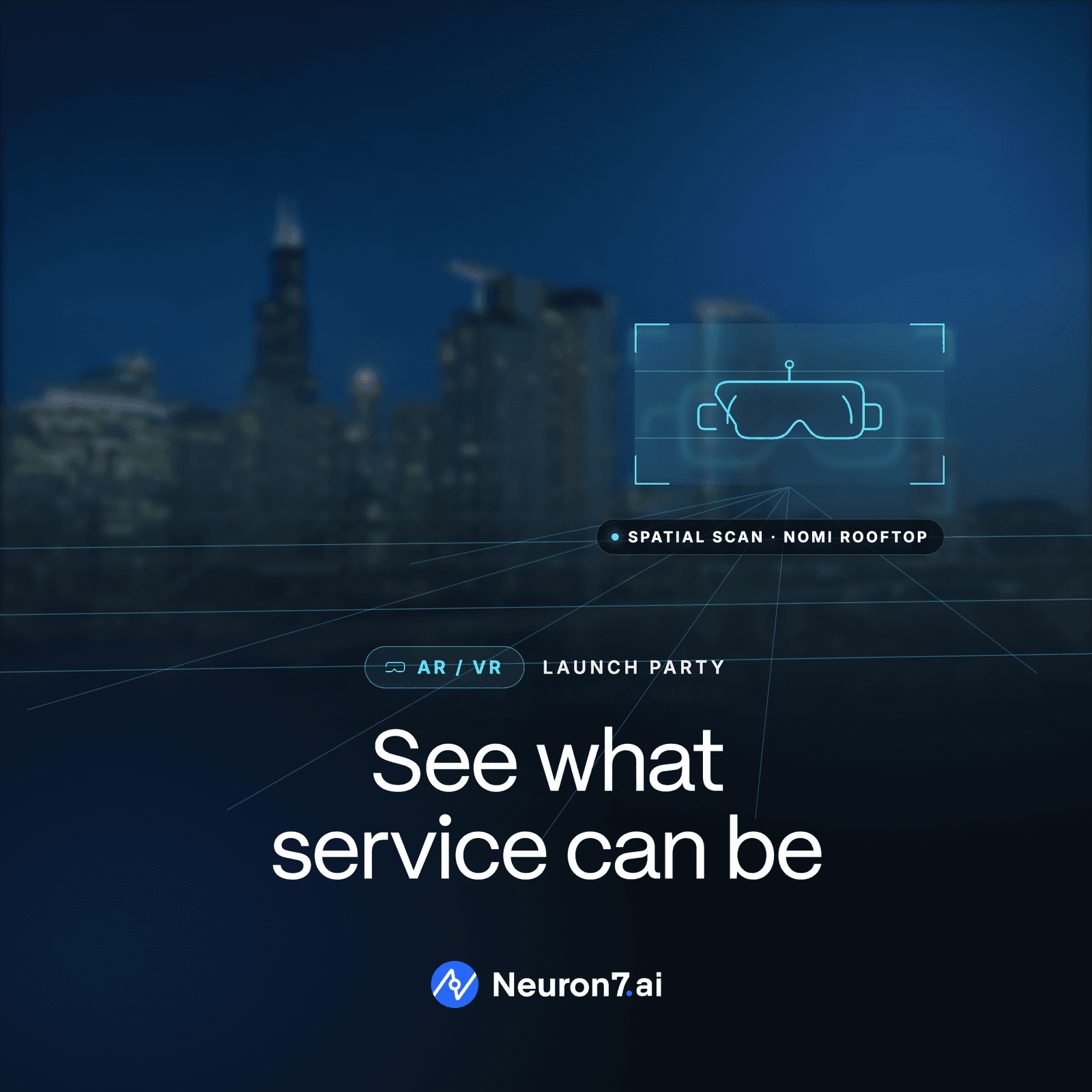 Neuron7 AR/VR Launch Party at NoMI Rooftop Garden