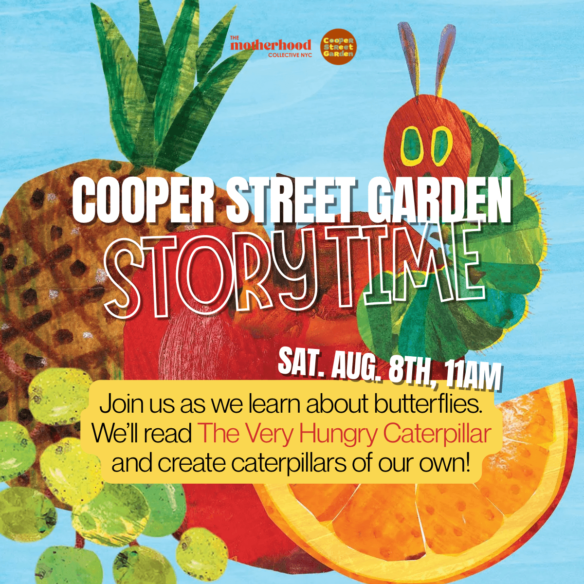 Kids Story Time at Cooper Street Garden