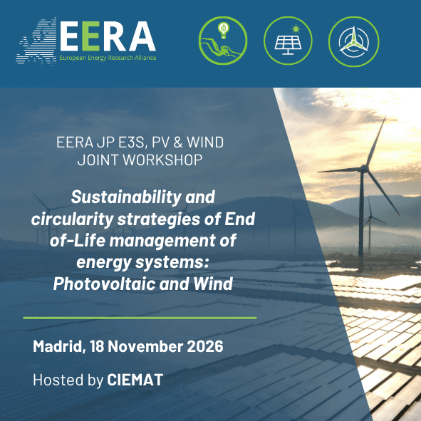 Workshop “Sustainability and circularity strategies of End-of-Life management of energy systems: Photovoltaic and Wind”
