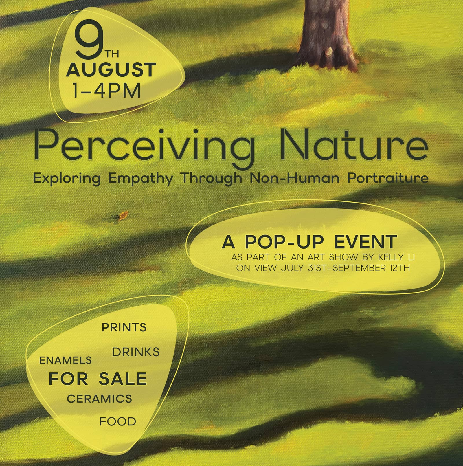 Afternoon Pop-Up for 'Perceiving Nature: Exploring Empathy Through Non-Human Portraiture'