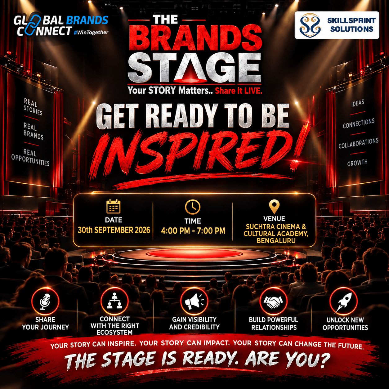 THE BRANDS STAGE: Your Story Matters. Share It LIVE
