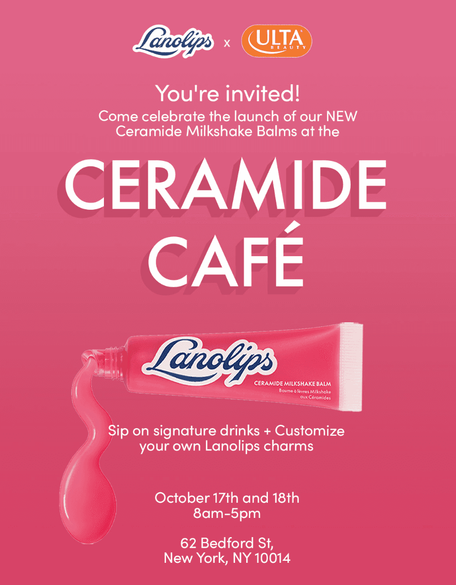 Welcome to the Lanolips Ceramide Café ☕️💗