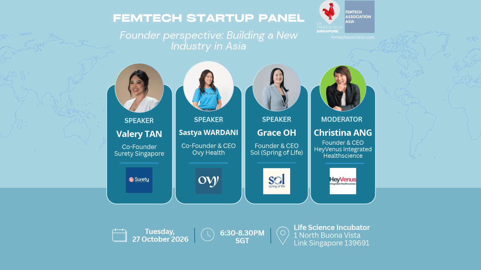 FemTech Association Asia x La FrenchTech Singapore - Panel discussion